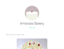 Tablet Screenshot of ambrosiabakerysf.com